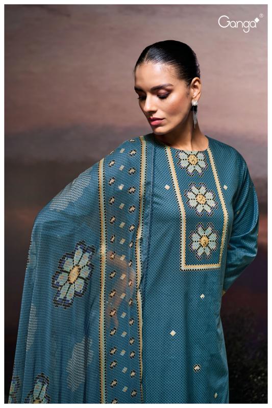 Ganga Gulzara 3687 catalog surat salwar kameez