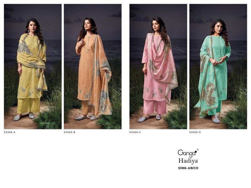 Ganga Hadiya 3568 catalog online wholesale salwar kameez cod avaliable