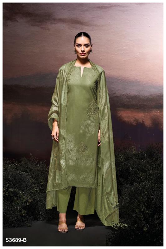 Ganga Hafija 3689 catalog top office wear wholesale brand salwar kameez