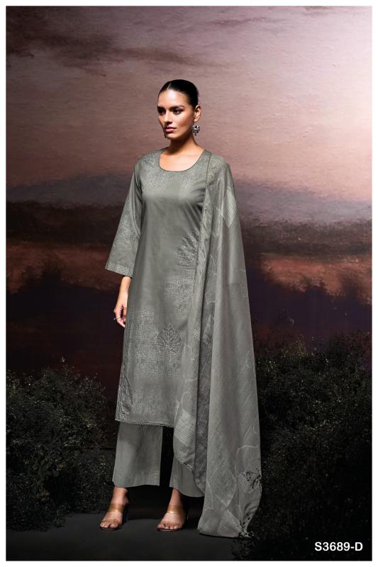 Ganga Hafija 3689 catalog top office wear wholesale brand salwar kameez