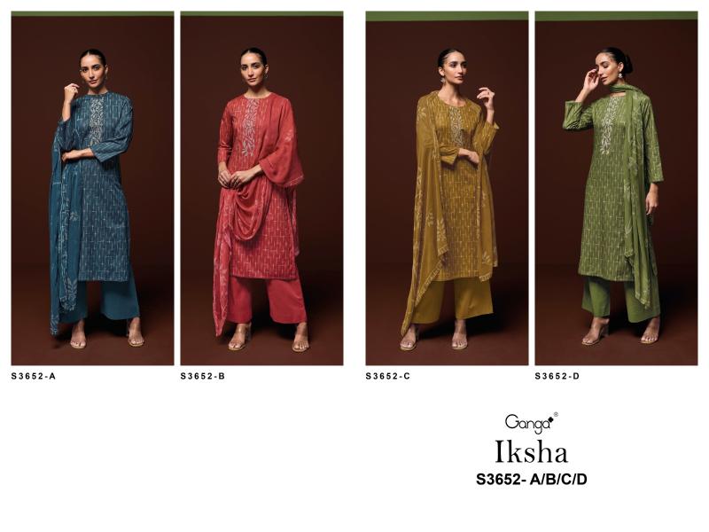 Ganga Iksha 3652 catalog salwar kameez factories in surat