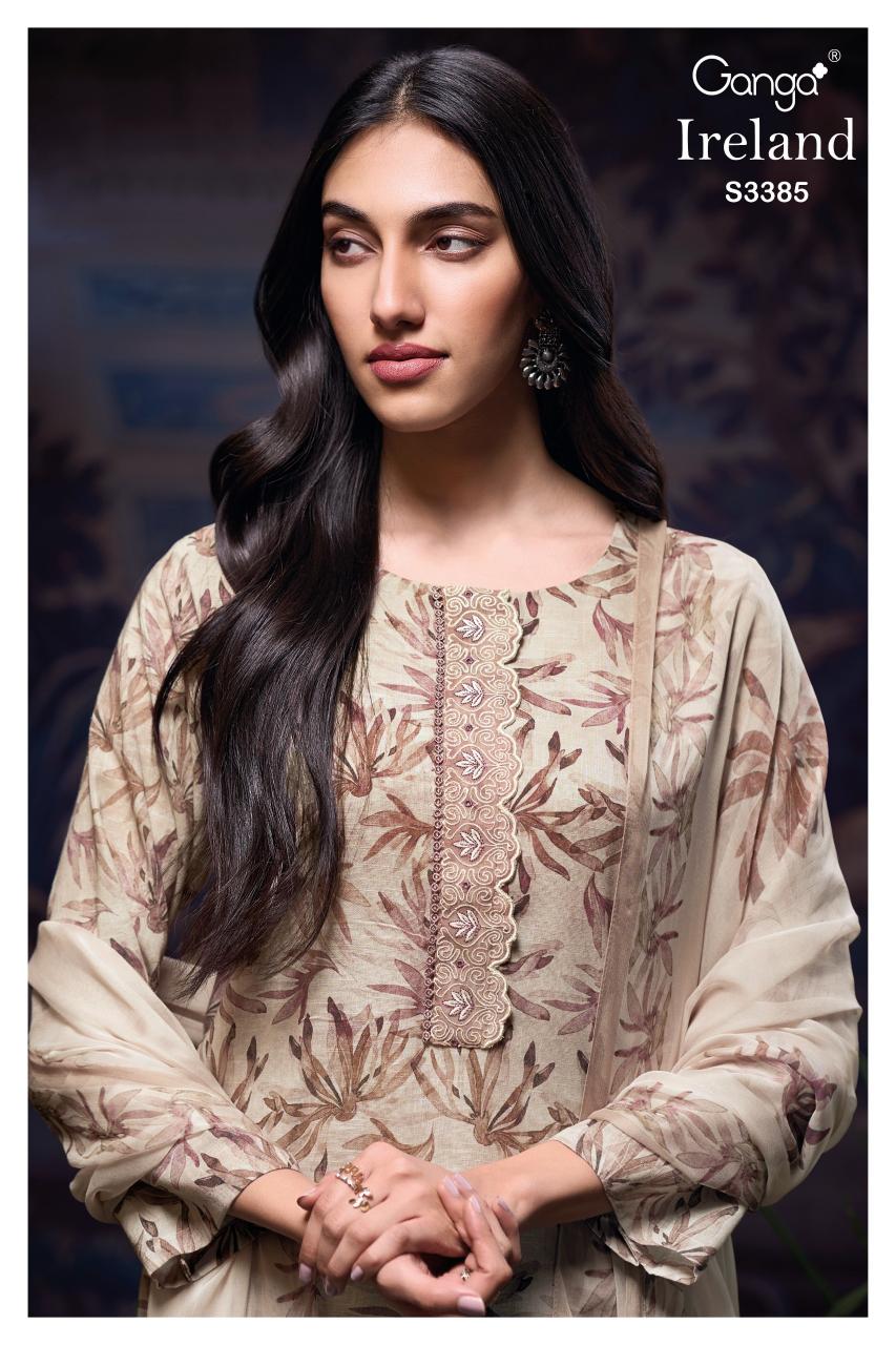 Ganga Ireland 3385 catalog salwar kameez dealers in surat