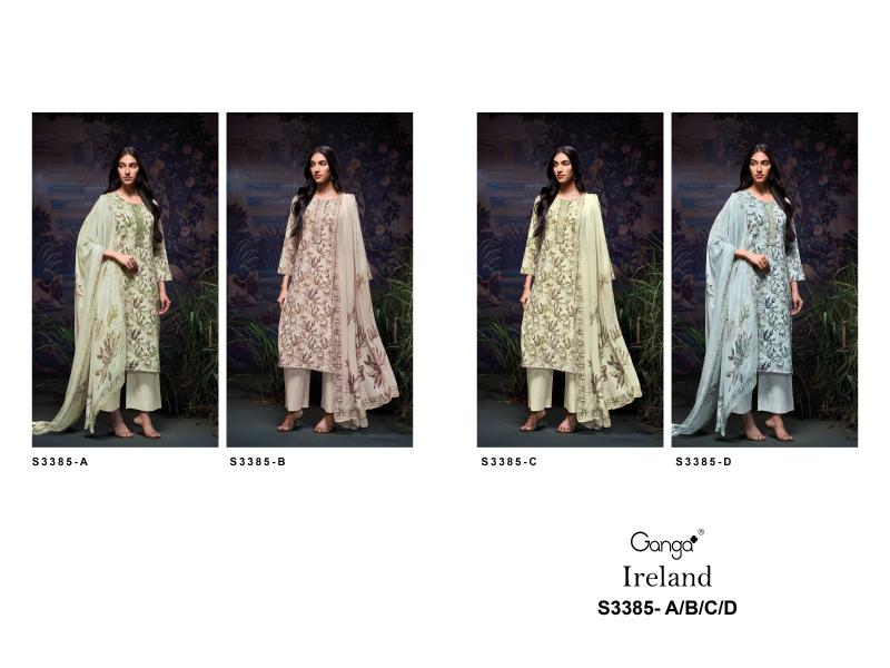 Ganga Ireland 3385 catalog salwar kameez dealers in surat