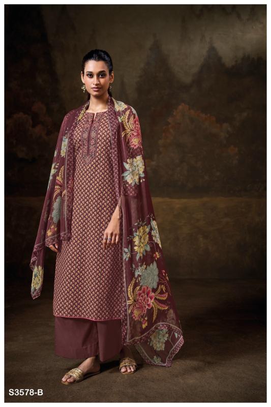 Ganga Ishwari 3578 catalog mumbai wholesale salwar kameez