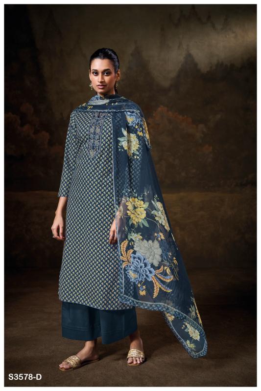 Ganga Ishwari 3578 catalog mumbai wholesale salwar kameez