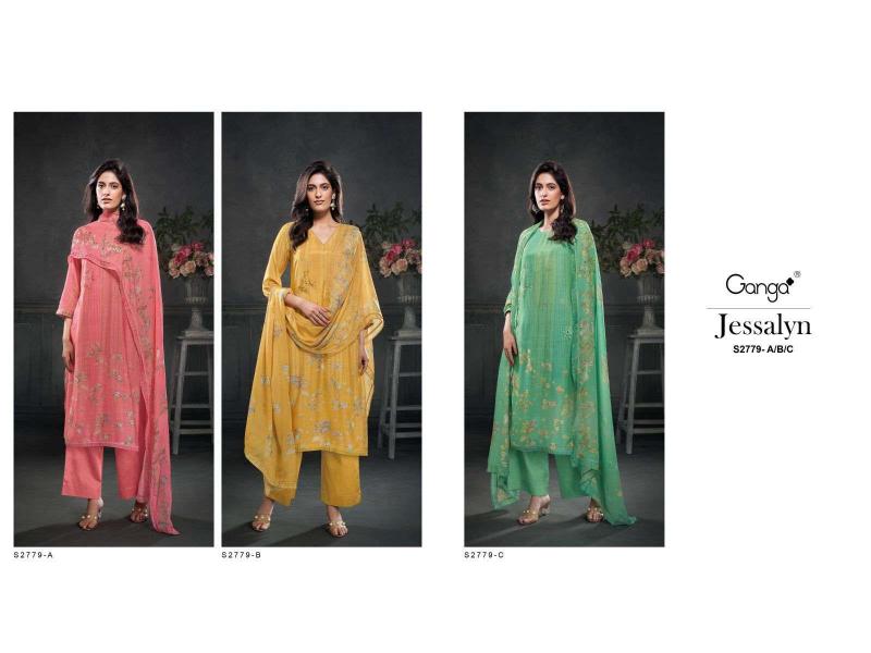 Ganga Jessalyn 2779 catalog surat salwar kameez online