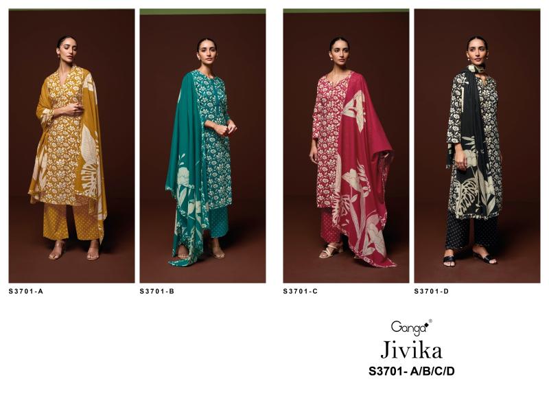Ganga Jivika 3701 catalog salwar kameez wholesale in madhyamgram video
