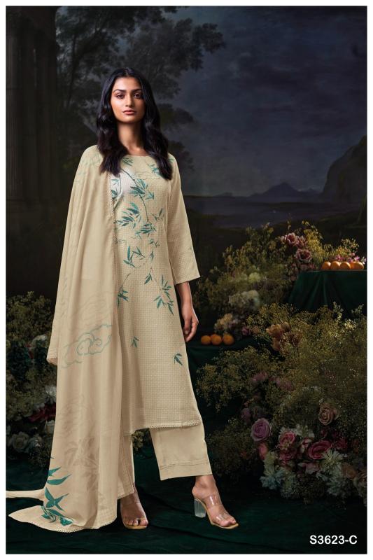 Ganga Josika 3623 catalog designer salwar kameez wholesalers uk