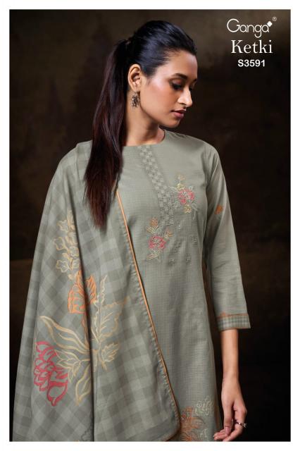 Ganga Ketki 3591 catalog wholesale salwar kameez india surat