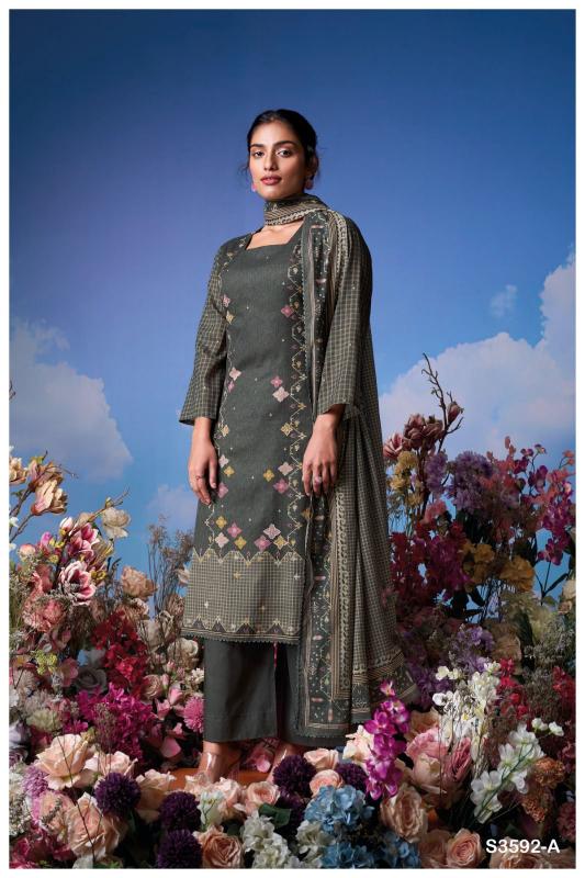 Ganga Koyel 3592 catalog salwar kameez dress materials wholesale