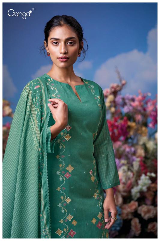 Ganga Koyel 3592 catalog salwar kameez dress materials wholesale