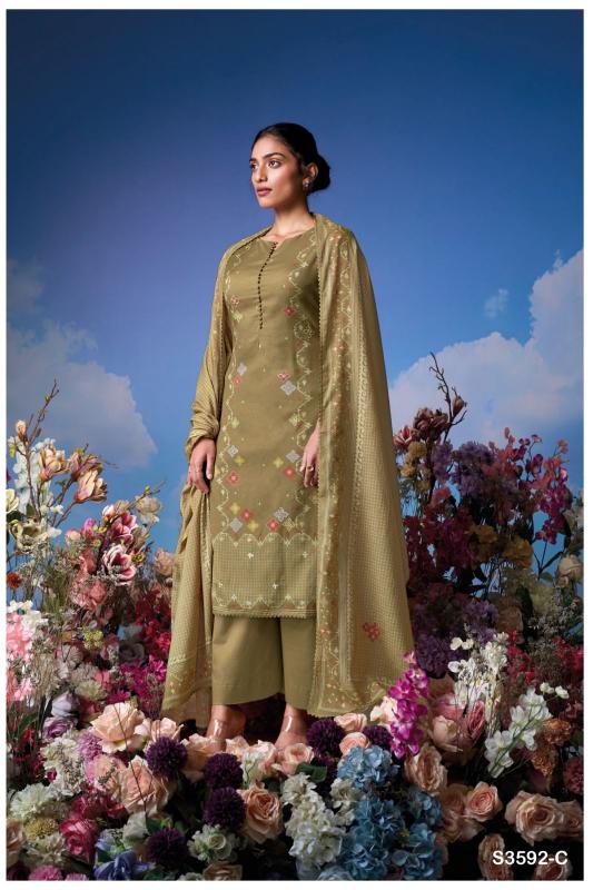Ganga Koyel 3592 catalog salwar kameez dress materials wholesale