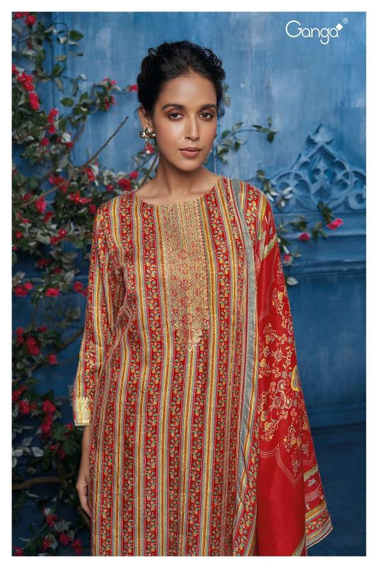 Ganga Maisie 2308 catalog designer salwar kameez manufacturers surat