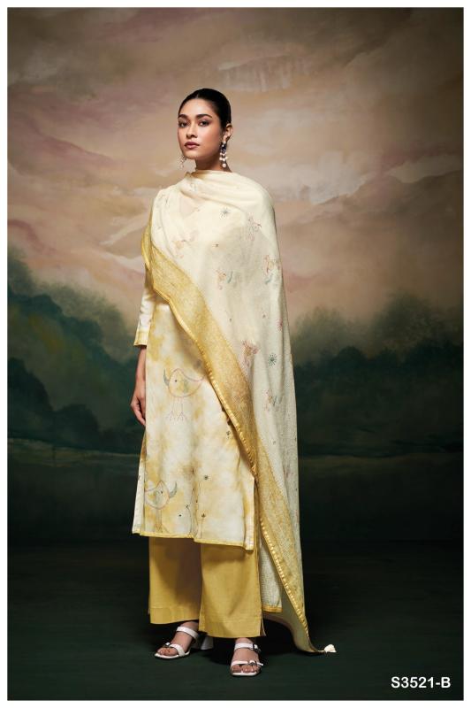 Ganga Meela 3521 catalog wholesale salwar kameez dealers