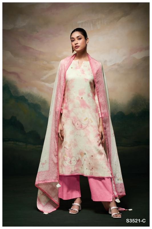 Ganga Meela 3521 catalog wholesale salwar kameez dealers