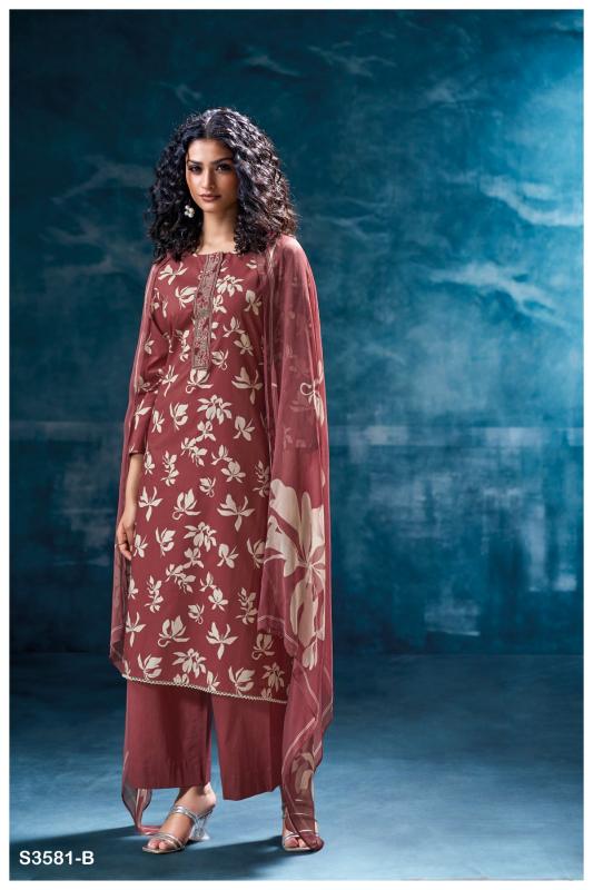 Ganga Mritsa 3581 catalog designer salwar kameez wholesalers india