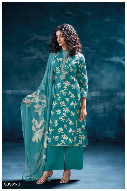 Ganga Mritsa 3581 catalog designer salwar kameez wholesalers india