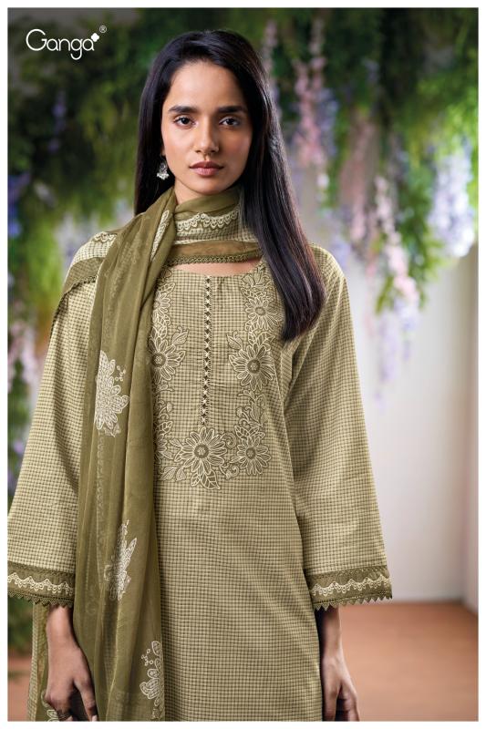 Ganga Myraavi 3628 catalog cotton salwar kameez manufacturers in surat
