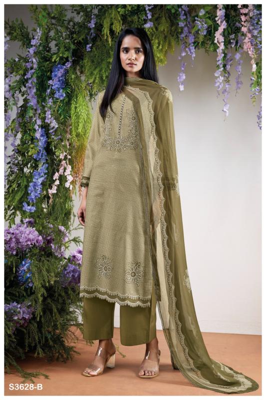 Ganga Myraavi 3628 catalog cotton salwar kameez manufacturers in surat