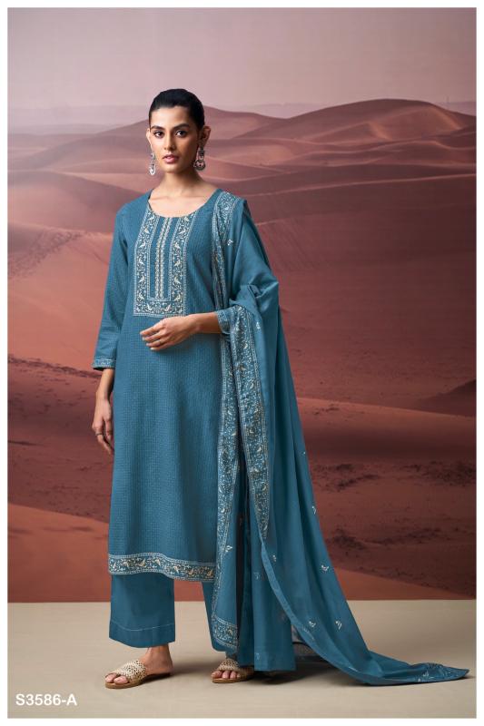 Ganga Naysa 3586 catalog indian salwar kameez wholesale