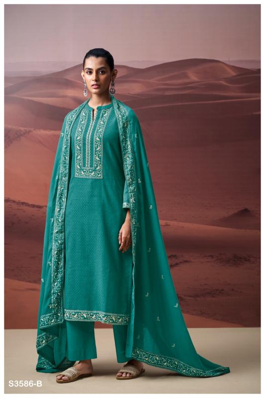 Ganga Naysa 3586 catalog indian salwar kameez wholesale