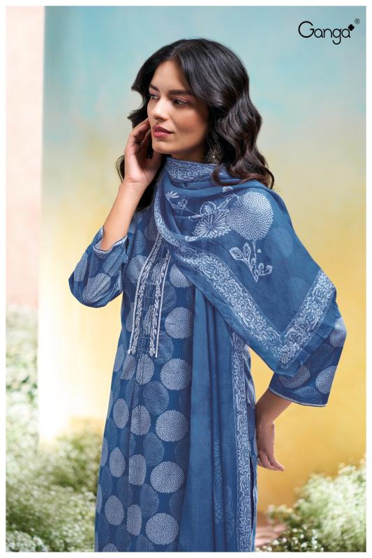 Ganga Nilakshi 3601 catalog cotton salwar kameez wholesale