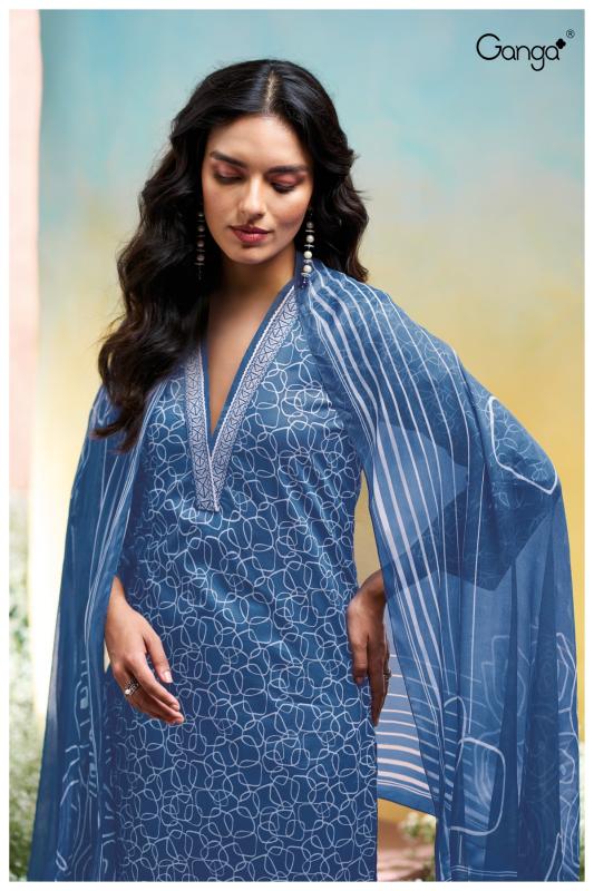 Ganga Nilakshi 3601 catalog cotton salwar kameez wholesale