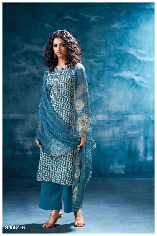 Ganga Nivritti 3584 catalog salwar kameez india wholesale