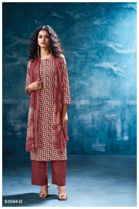 Ganga Nivritti 3584 catalog salwar kameez india wholesale