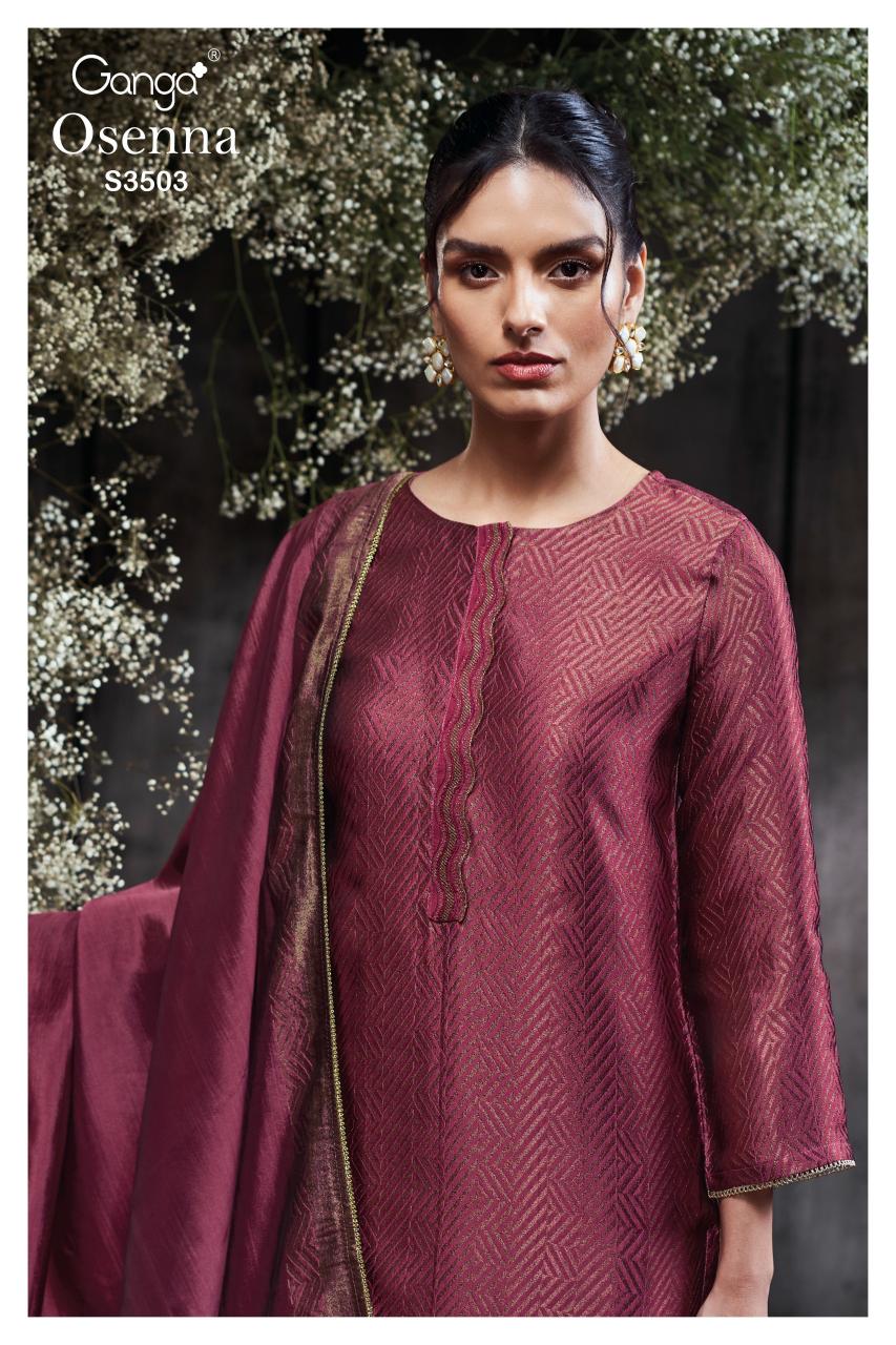 Ganga Osenna 3503 catalog salwar kameez wholesale in bangalore