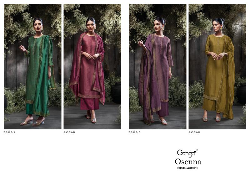 Ganga Osenna 3503 catalog salwar kameez wholesale in bangalore