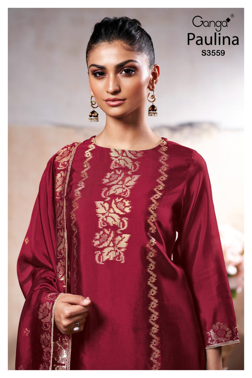 Ganga Paulina 3559 catalog salwar kameez wholesaler in surat