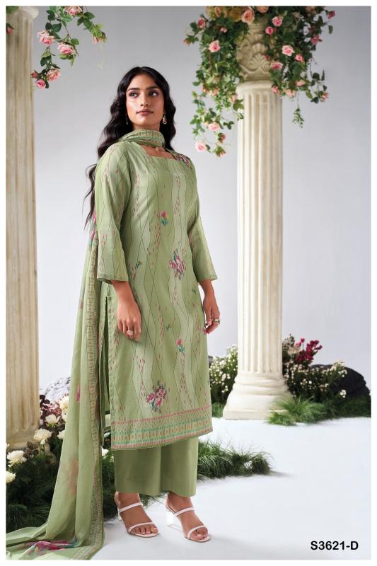 Ganga Prapti 3621 catalog salwar kameez wholesale surat