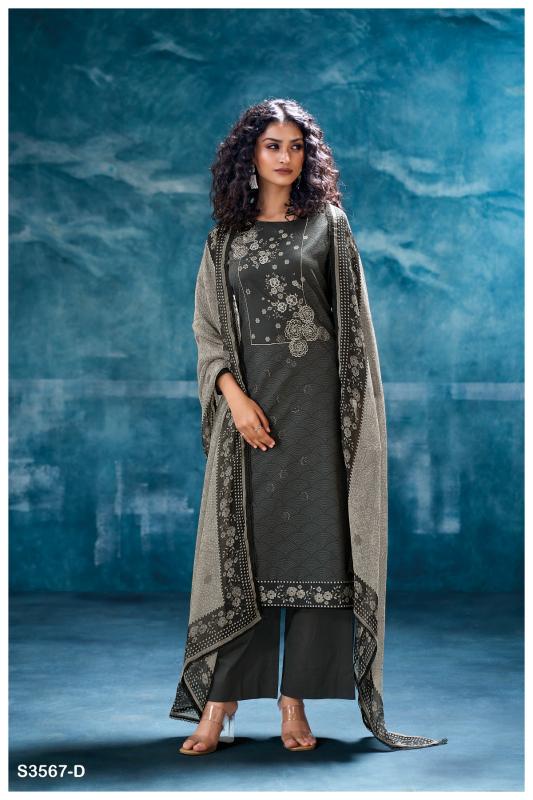 Ganga Pujita 3567 catalog unstitched salwar kameez wholesalers in india
