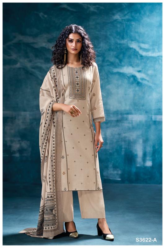 Ganga Purvaja 3622 catalog salwar kameez wholesale surat gujarat