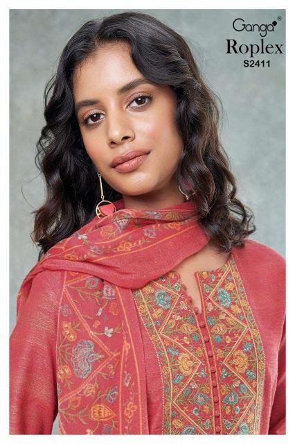 Ganga Roplex 2411 catalog buy wholesale salwar kameez surat
