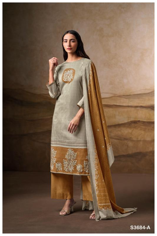 Ganga Rosyra 3684 catalog wholesale salwar kameez 