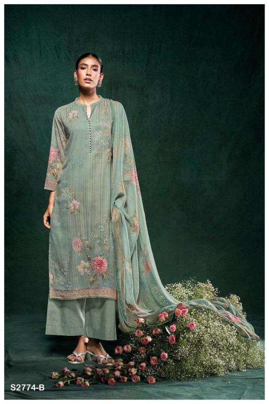 Ganga Shiza 2774 catalog wholesale salwar kameez market in surat