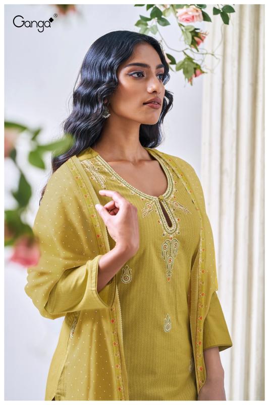 Ganga Shreshti 3528 catalog salwar kameez wholesale market in mumbai