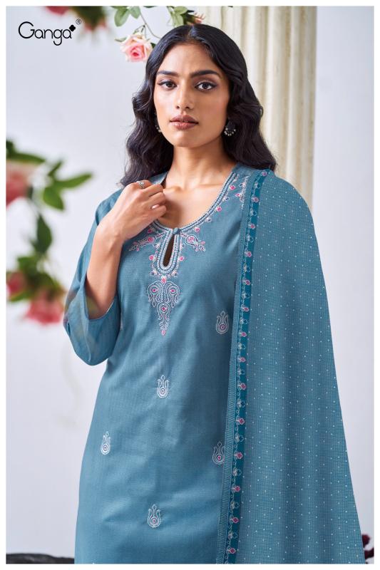 Ganga Shreshti 3528 catalog salwar kameez wholesale market in mumbai