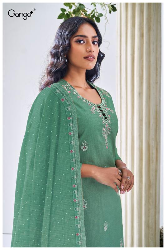 Ganga Shreshti 3528 catalog salwar kameez wholesale market in mumbai
