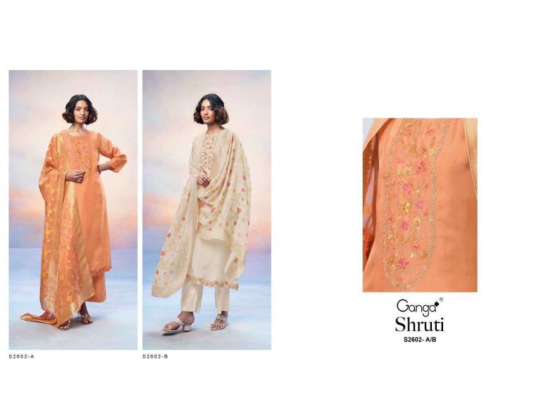 Ganga Shruti 2602 catalog surat market salwar kameez