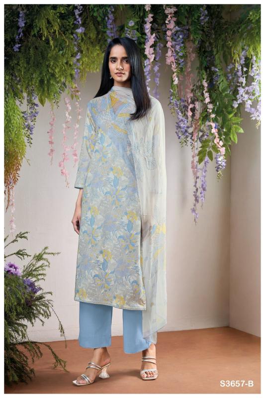 Ganga Thalira 3657 catalog wholesale clothing salwar kameez