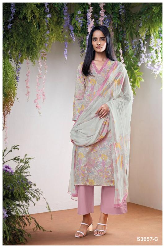 Ganga Thalira 3657 catalog wholesale clothing salwar kameez