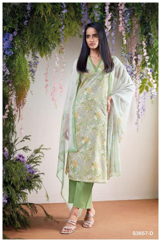 Ganga Thalira 3657 catalog wholesale clothing salwar kameez