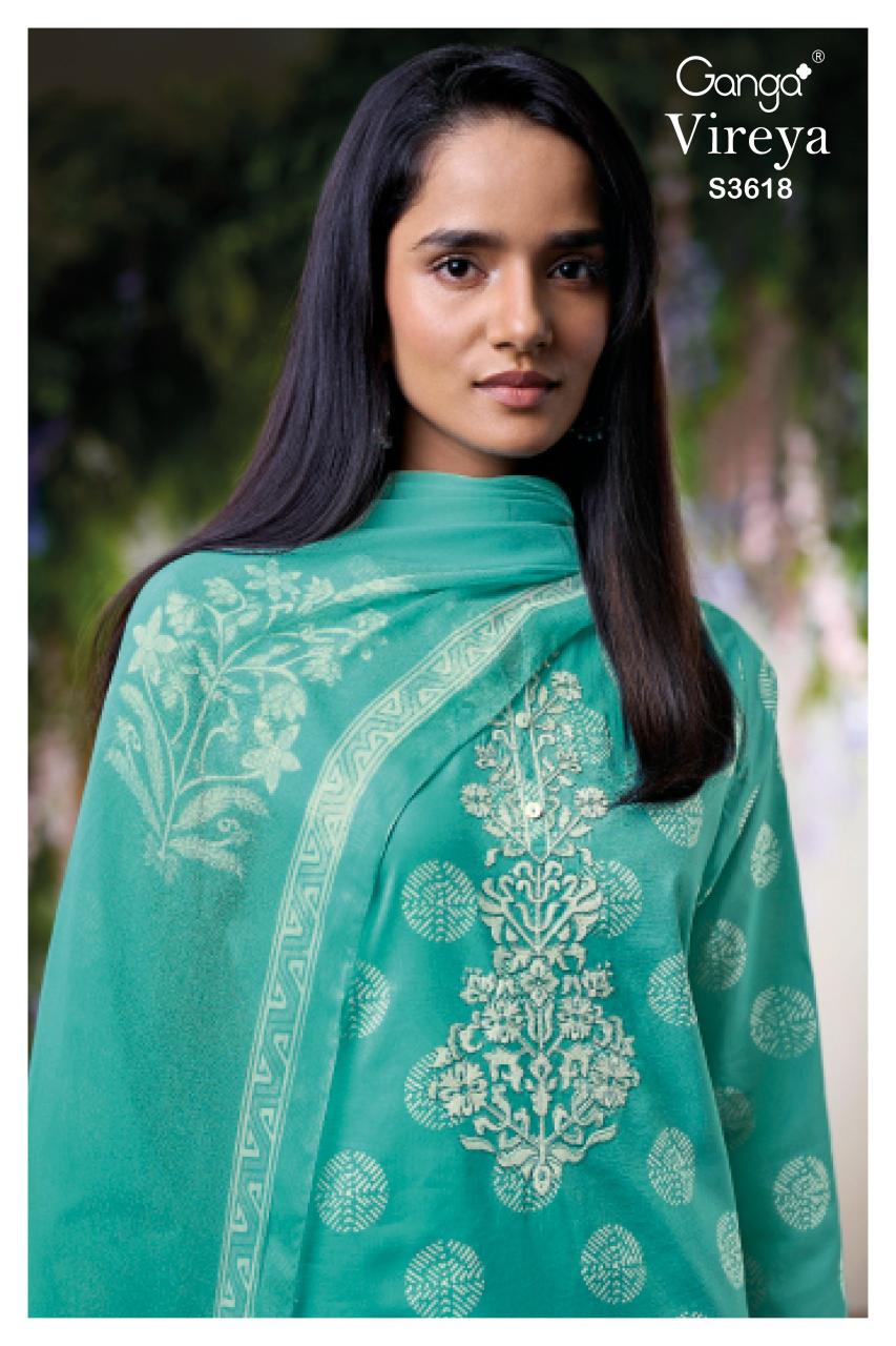 Ganga Vireya 3618 catalog salwar kameez manufacturers in surat