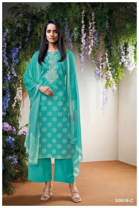 Ganga Vireya 3618 catalog salwar kameez manufacturers in surat