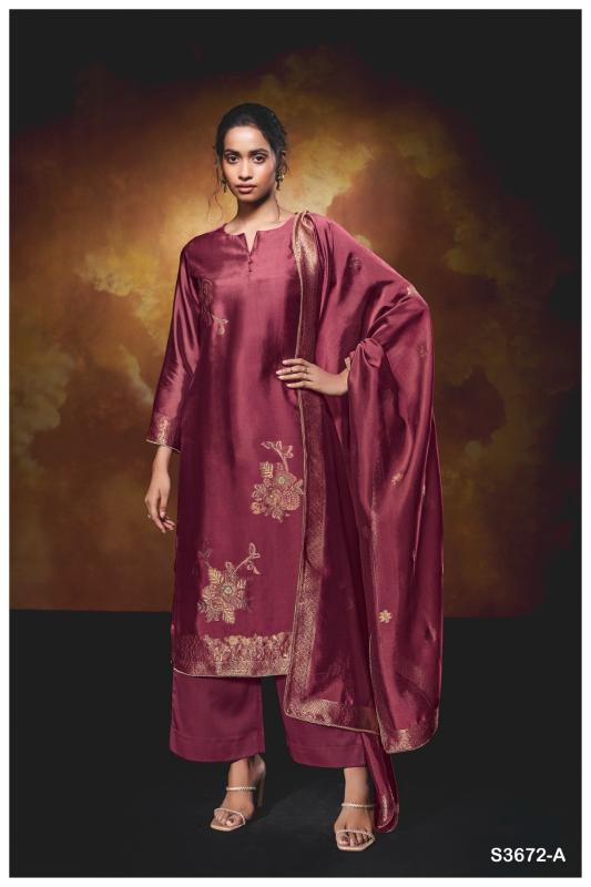 Ganga Yelena 3672 catalog salwar kameez factories in surat