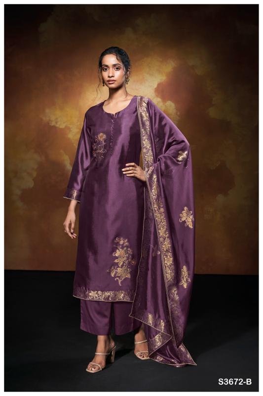 Ganga Yelena 3672 catalog salwar kameez factories in surat
