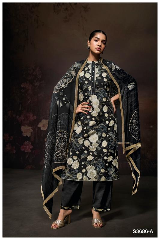 Ganga Yugriti 3686 catalog salwar kameez wholesale ahmedabad
